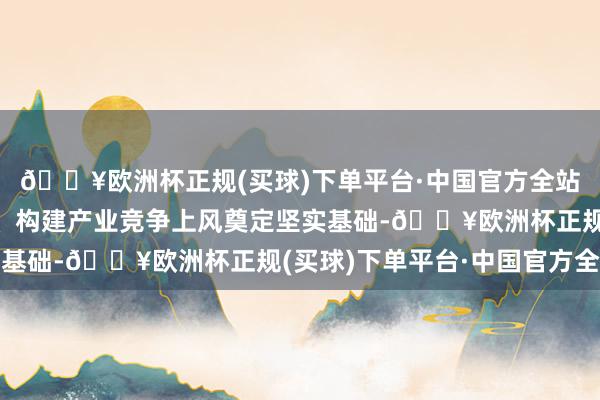 🔥欧洲杯正规(买球)下单平台·中国官方全站为后续达成界限冲破、构建产业竞争上风奠定坚实基础-🔥欧洲杯正规(买球)下单平台·中国官方全站