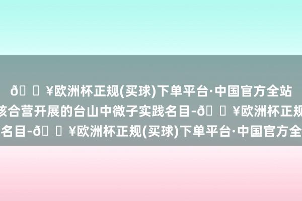 🔥欧洲杯正规(买球)下单平台·中国官方全站由中国科学院与中广核合营开展的台山中微子实践名目-🔥欧洲杯正规(买球)下单平台·中国官方全站