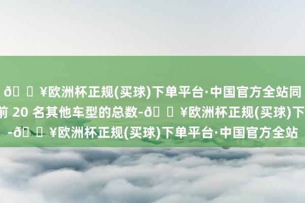 🔥欧洲杯正规(买球)下单平台·中国官方全站同期还卓越了名次榜向前 20 名其他车型的总数-🔥欧洲杯正规(买球)下单平台·中国官方全站